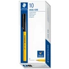 STAEDTLER tušinukas „Stick 430 F“, juodas, 0,3 mm, su dangteliu