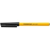 STAEDTLER tušinukas „Stick 430 F“, juodas, 0,3 mm, su dangteliu