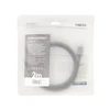 LogiLink DisplayPort 1.2 M/M 2.0m juoda-pilka