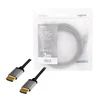 LOGILINK CHA0102 HDMI cable A/M to A/M 4K/60 Hz alu juodas/pilkas 3m
