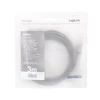LOGILINK CHA0102 HDMI cable A/M to A/M 4K/60 Hz alu juodas/pilkas 3m