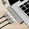 „LogiLink Slim USB-A HUB“ prie 1x USB-A 3.0 ir 3x USB-A 2.0