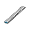 „LogiLink Slim HUB“ USB-C prie 1x USB-A 3.0 3xUSB-A 2.0