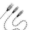 LogiLink Kabelis USB2.0 A/M arba micro USB + USB-C, 1,2m