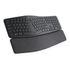 Logitech ERGO K860 SPLIT belaidė klaviatūra verslui, grafito spalvos, vokiečių kalba (Qwertz)