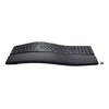 Logitech ERGO K860 SPLIT belaidė klaviatūra verslui, grafito spalvos, vokiečių kalba (Qwertz)