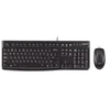 Logitech Klaviatūra ir pelė Desktop MK120 - US išdėstymas - Juodas