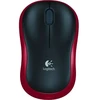 Logitech M185 Belaidė pelė Raudona