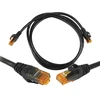 LTC 8P8C CAT6e UTP tinklo kabelis (patchcord) 1m juodas