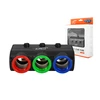 LTC LTC Adapteris CAR FIRE LED + kabelis 3 gniazda + 2xUSB, 1,2A, 12/24V, juoda.