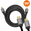 LTC LXHD214 vaizdo kabelis HDMI į HDMI | v2.1 | UHD | 8K | 5 m sidabrinis