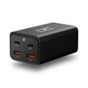 Įkroviklis LTC Įkroviklis jungiama į tinklą MULTI CHARGER QC 3.0 PD20W/PD40W/QC 3.0 2x USB 2,4A 80W juoda