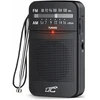 Lamex LTC portable pocket radio LEGA, AM/FM, mini jack, juodas