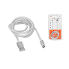 Lamex LTC PS USB -mikroUSB kabelis, 1 m, sidabrinės spalvos.