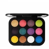 „MAC Connect In Colour“ akių šešėlių paletė „Hi-Fi Colour“ 12 atspalvių 12,2 g