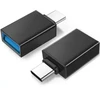 „Maclean“ OTG adapteris, USB A į USB C, juodas, MCE470