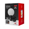Maclean LED lempa su judesio jutikliu, PIR judesio jutiklis, pilka spalva, 15W, IP65, 1600lm, neutrali balta spalva (4000K) MCE5