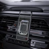 Magnetic car phone holder Hoco air vent CA74 juodas and sidabrinis
