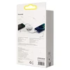 Magnetic USB cable Baseus Zinc 3in1 USB-C | Lightning | Micro 20W, 1m (baltas)