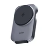 Magnetinis belaidis įkroviklis 3 viename MagFusion Aukey LC-MC312, 15 W Qi2 (pilka)