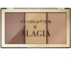 Makeup Revolution Alagia Face Like Alagia Highlight & Bronze Palette – Kontūravimo paletė 7,5 g