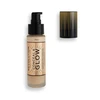 „Makeup Revolution Conceal &amp; Glow Illuminating Kreminis Foundation“ makiažo pagrindas F3, 23 ml