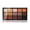 „Makeup Revolution Reloaded Palette“ akių šešėlių paletė, matiniai atspalviai, 15 vnt.