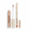 Rinkinys „Makeup Revolution“: skysti lūpų dažai „Makeup Revolution Stunner“, 3 ml + lūpų pieštukas „Makeup Revolution Precision Lip Liner Stunner“, 1 g