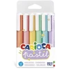 Teksto žymekliai CARIOCA, pasteliniai, 6 vnt.