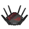 Asus | „WiFi 7“ trijų dažnių žaidimų maršrutizatorius | ROG Rapture GT-BE19000 | 802.11ax | 10/100/1000 Mbit/s | Ethernet LAN (RJ-45) jungtys 1 | Mesh palaikymas: Taip | MU-MiMO: Taip | 4G/5G | Antenos tipas: Išorinė