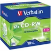 Verbatim CD-RW 80/700MB 12X SCRATCH RESISTANT jewel box - 43148