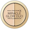 Max Factor, Miracle Glow Duo, apšviečiantys, švytėjimo milteliai, 10, šviesūs, 11 g