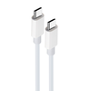 Maxlife MXUC-05 kabelis USB-C - USB-C 1,0 m 100W baltos spalvos