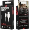 Maxlife kabelis USB - microUSB 1,0 m 3A baltos spalvos