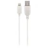 USB kabelis Maxlife Apple Lightning baltas, 1A, 1.0m
