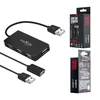 Maxlife Home Office USB 2.0 hub USB - 4x USB 0,15 m juodos spalvos + kabelis 1,5 m