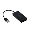 Maxlife Home Office USB 2.0 hub USB - 4x USB 0,15 m juodos spalvos + kabelis 1,5 m