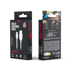 TelForceone Maxlife kabelis USB - Lightning 2,0 m 2A baltos spalvos