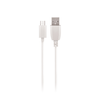 TelForceone Maxlife kabelis USB - microUSB 3,0 m 2A baltos spalvos