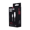 TelForceone Maxlife kabelis USB - microUSB 3,0 m 2A baltos spalvos