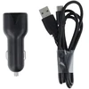 Maxlife MXCC-01 automobilinis įkroviklis | 12 W | USB-A | su USB-A į USB-C kabeliu komplekte | juodas