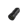 TelForceone Maxlife MXCC-04 PD QC automobilinis įkroviklis 1x USB-C 1x USB 20W juodos spalvos + USB-C - USB-C kabelis 60W