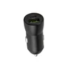 TelForceone Maxlife MXCC-04 PD QC automobilinis įkroviklis 1x USB-C 1x USB 20W juodos spalvos + USB-C - USB-C kabelis 60W
