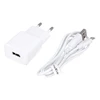 Įkroviklis Maxlife MXTC-01 USB + microUSB (1A) baltas