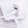 Maxlife MXTC-06-20AC PD QC įkroviklis 1x USB-C 1x USB 20W baltos spalvos + USB-C - USB-C kabelis 20W
