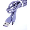 Maxlife MXUC-04 duomenų perdavimo ir įkrovimo kabelis | USB-A į USB-C | 15W | 1m | purpurinis