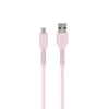 Maxlife MXUC-04 kabelis USB - USB-C 1,0 m 3A rožinės spalvos
