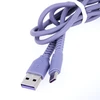 Maxlife MXUC-04 kabelis USB - USB-C 1,0 m 3A violetinės spalvos