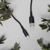 Maxlife MXUC-07 kabelis USB - USB-C 1,0 m 3A juodos spalvos nylon