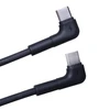 Maxlife MXUC-09 angle kabelis USB-C - USB-C 1,0 m 60W juodos spalvos
